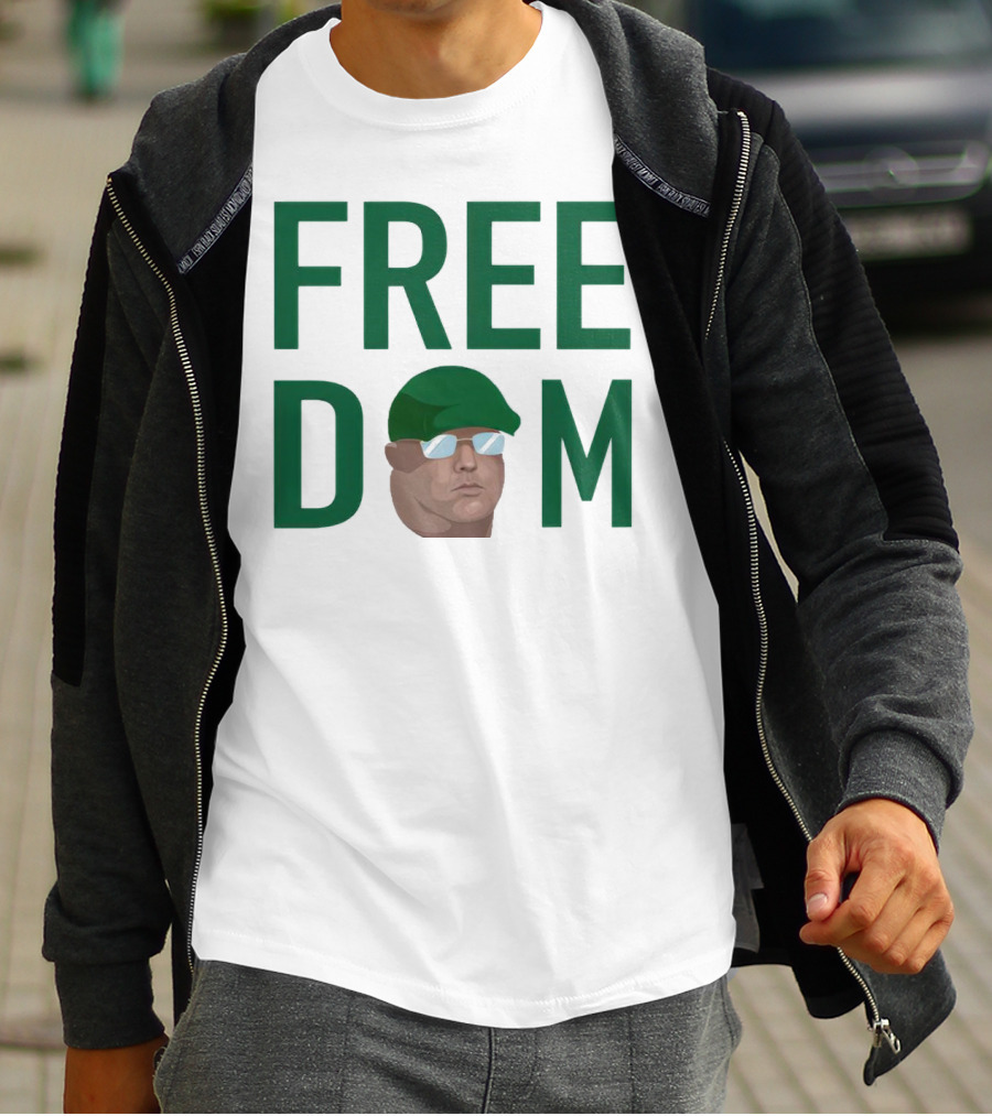 FREEDOM Kyle Pagan Green Hat Sunglasses T-Shirt