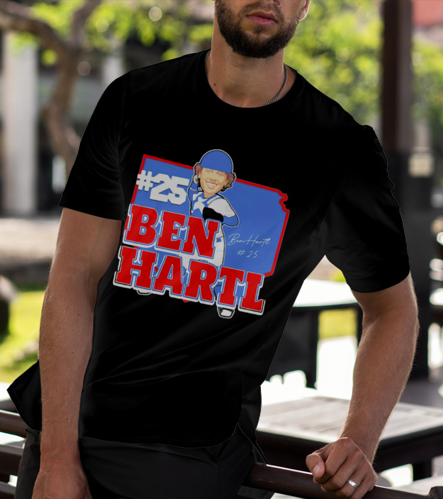 25 Ben Hartl Cartoon Signature T-Shirt