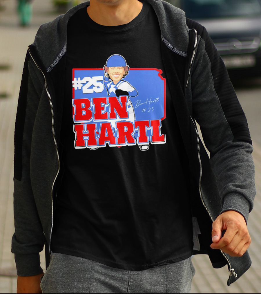 25 Ben Hartl Cartoon Signature T-Shirt