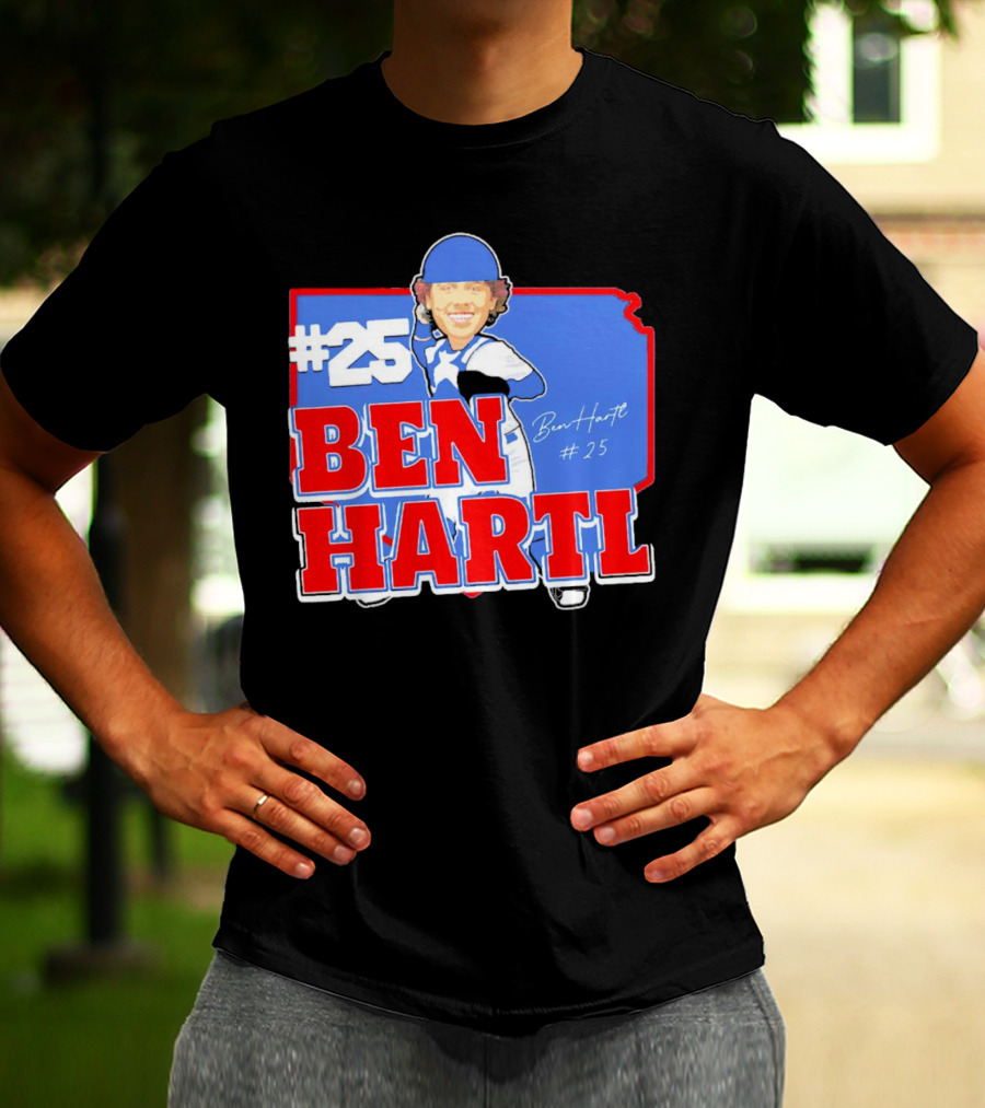 25 Ben Hartl Cartoon Signature T-Shirt