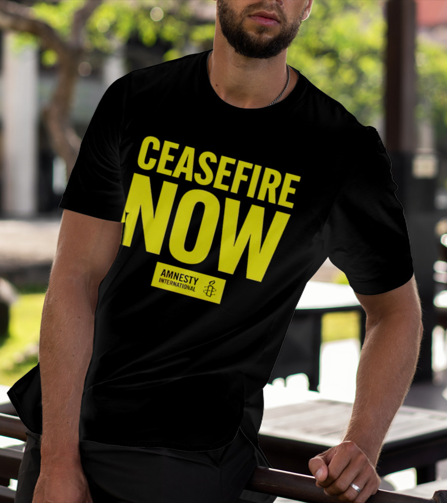 Ceasefire Now Amnesty International T-Shirt