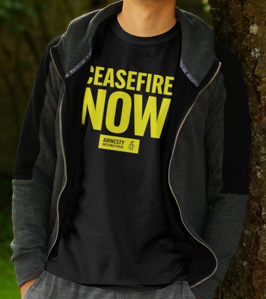 Ceasefire Now Amnesty International T-Shirt