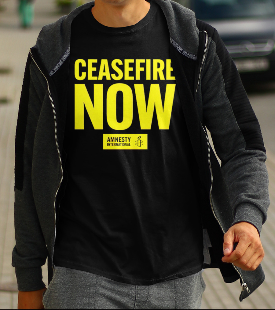 Ceasefire Now Amnesty International T-Shirt