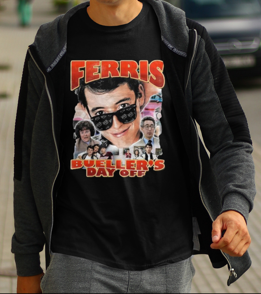 Ferris Bueller's Day Off Vintage Collage T-Shirt
