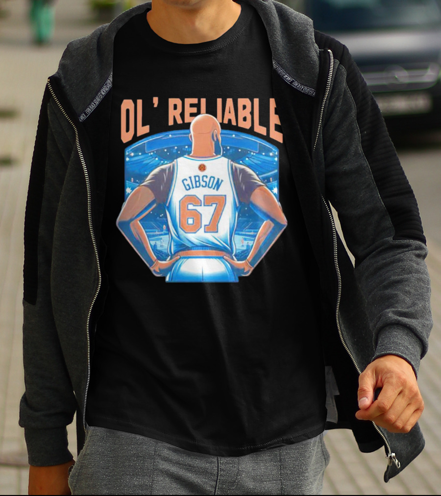 Gibson Ol' Reliable 67 Basketball Arena Scene T-Shirt