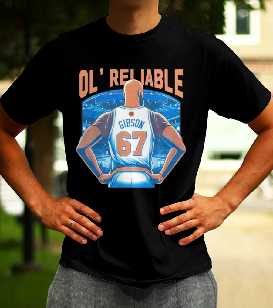 Gibson Ol' Reliable 67 Basketball Arena Scene T-Shirt