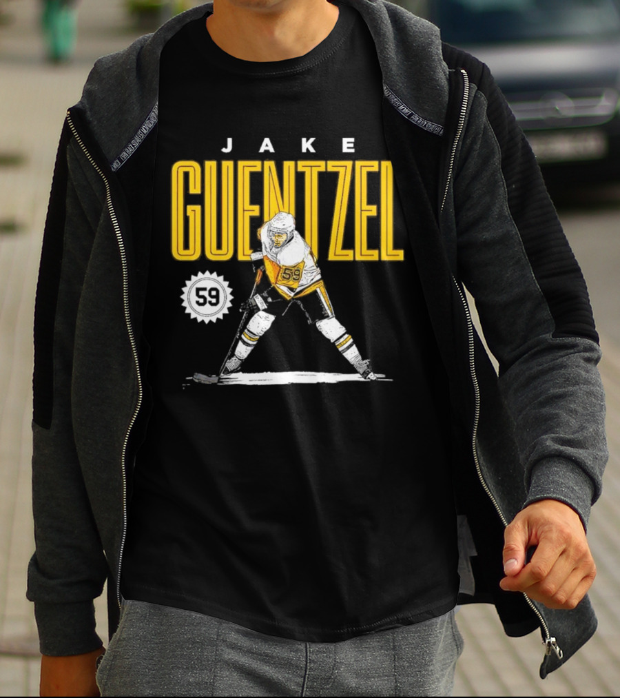 Jake Guentzel Pittsburgh 59 Hockey Player T-Shirt