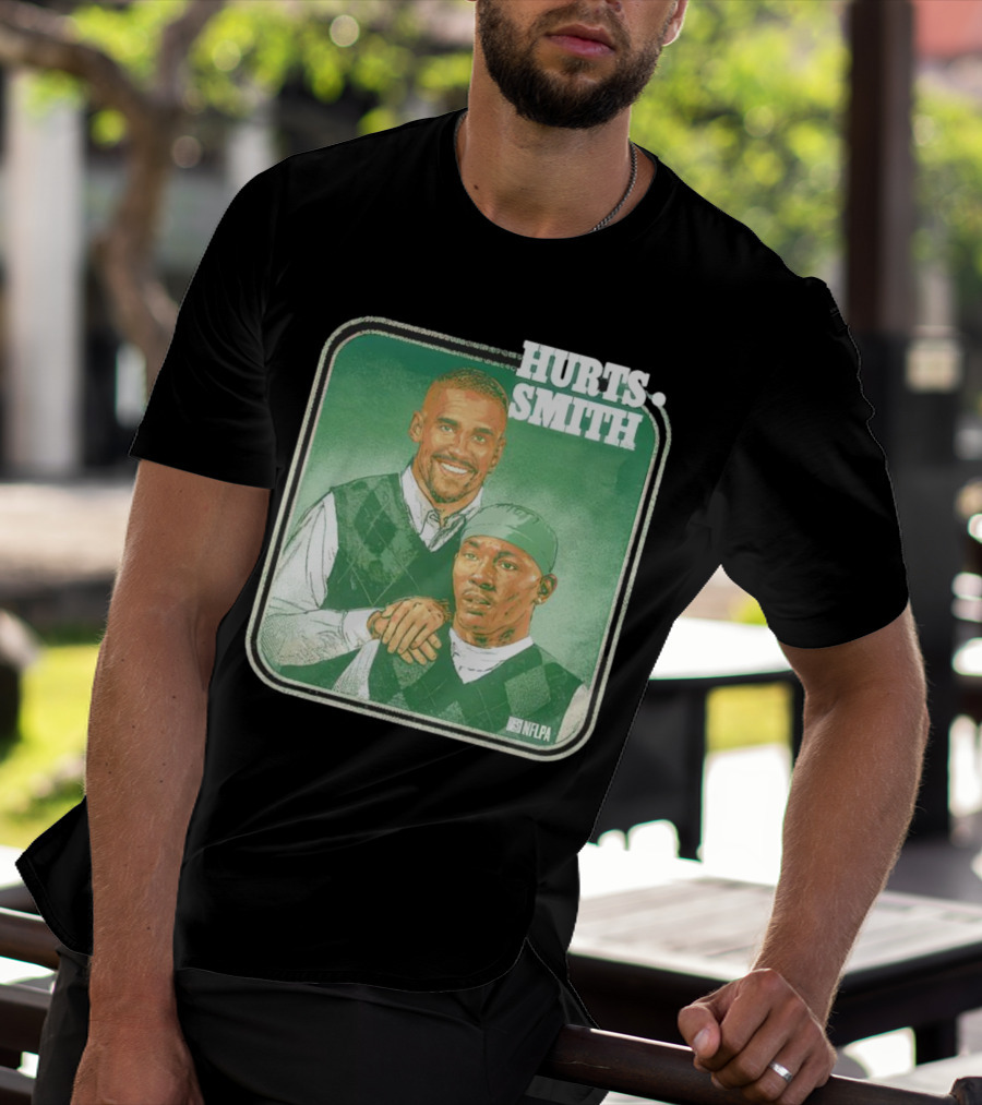 Jalen Hurts DeVonta Smith Philadelphia Step Brothers NFLPA Football T-Shirt