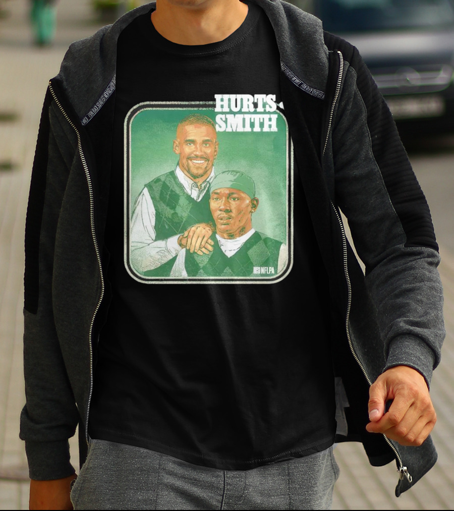 Jalen Hurts DeVonta Smith Philadelphia Step Brothers NFLPA Football T-Shirt