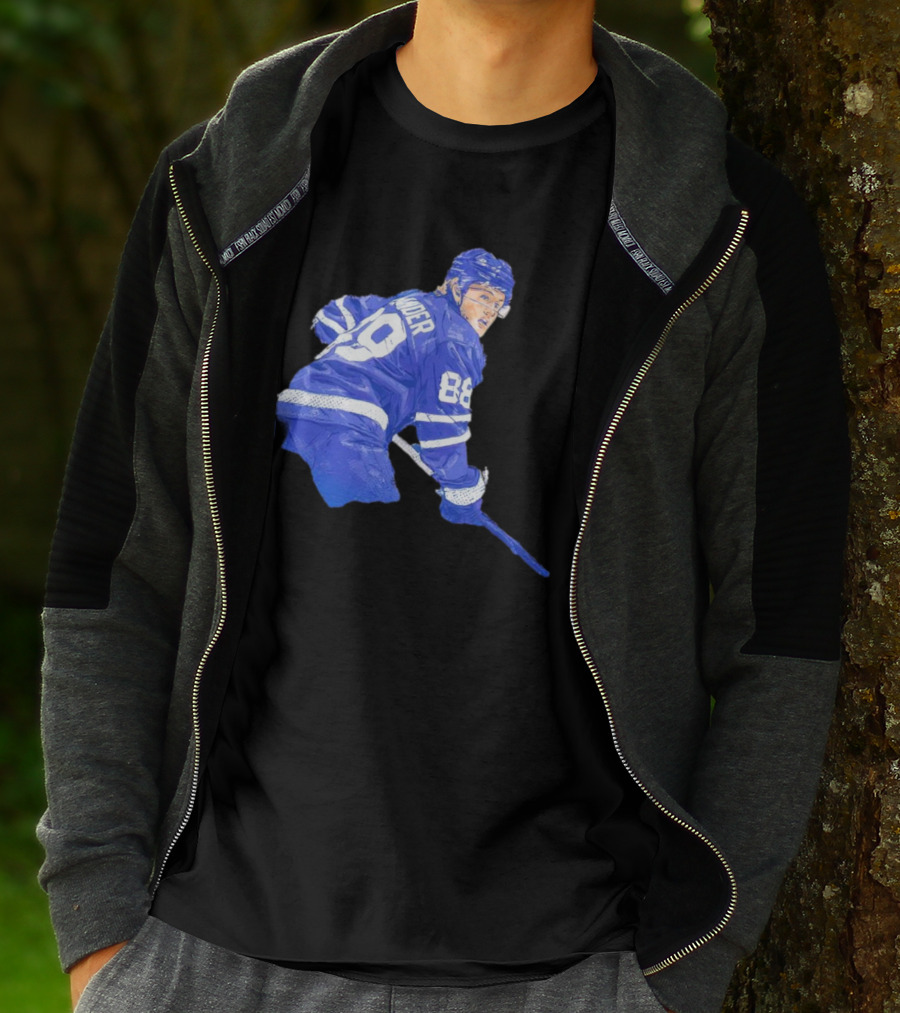 William Nylander Toronto Hockey Player Blue Jersey 88 T-Shirt