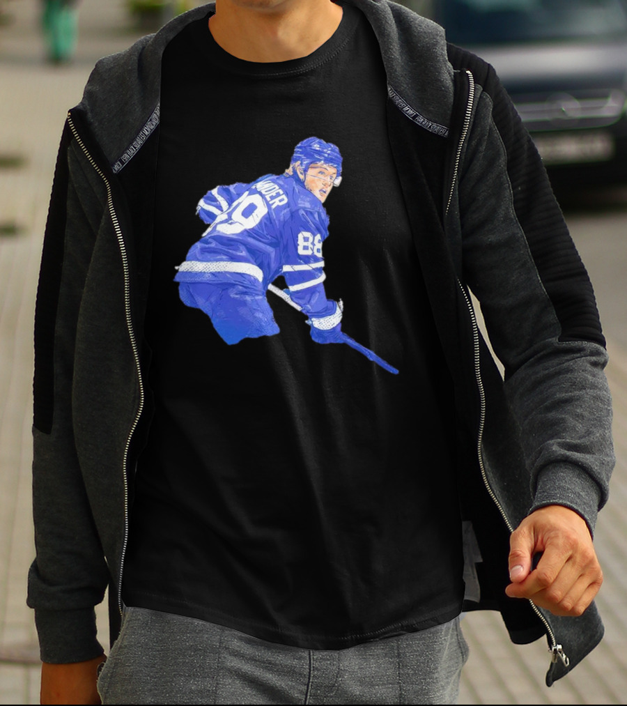William Nylander Toronto Hockey Player Blue Jersey 88 T-Shirt
