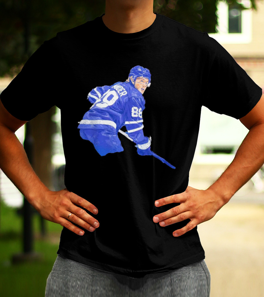 William Nylander Toronto Hockey Player Blue Jersey 88 T-Shirt