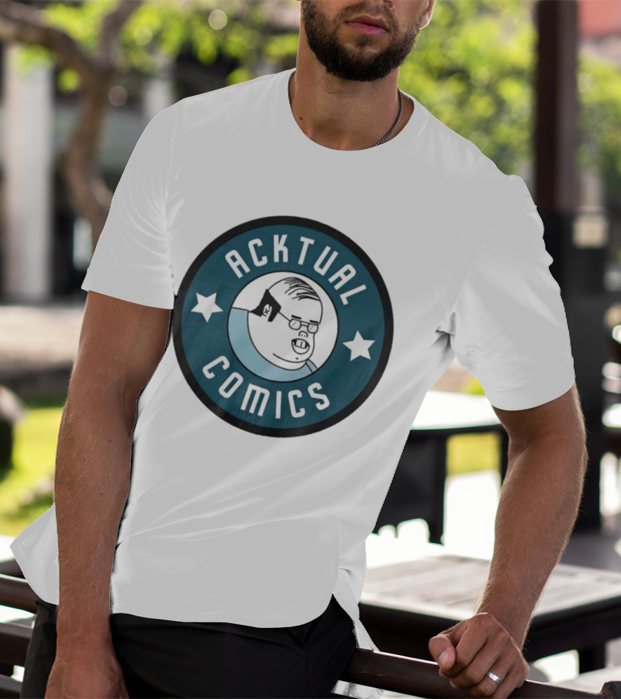 Acktual Comics Star Emblem T-Shirt
