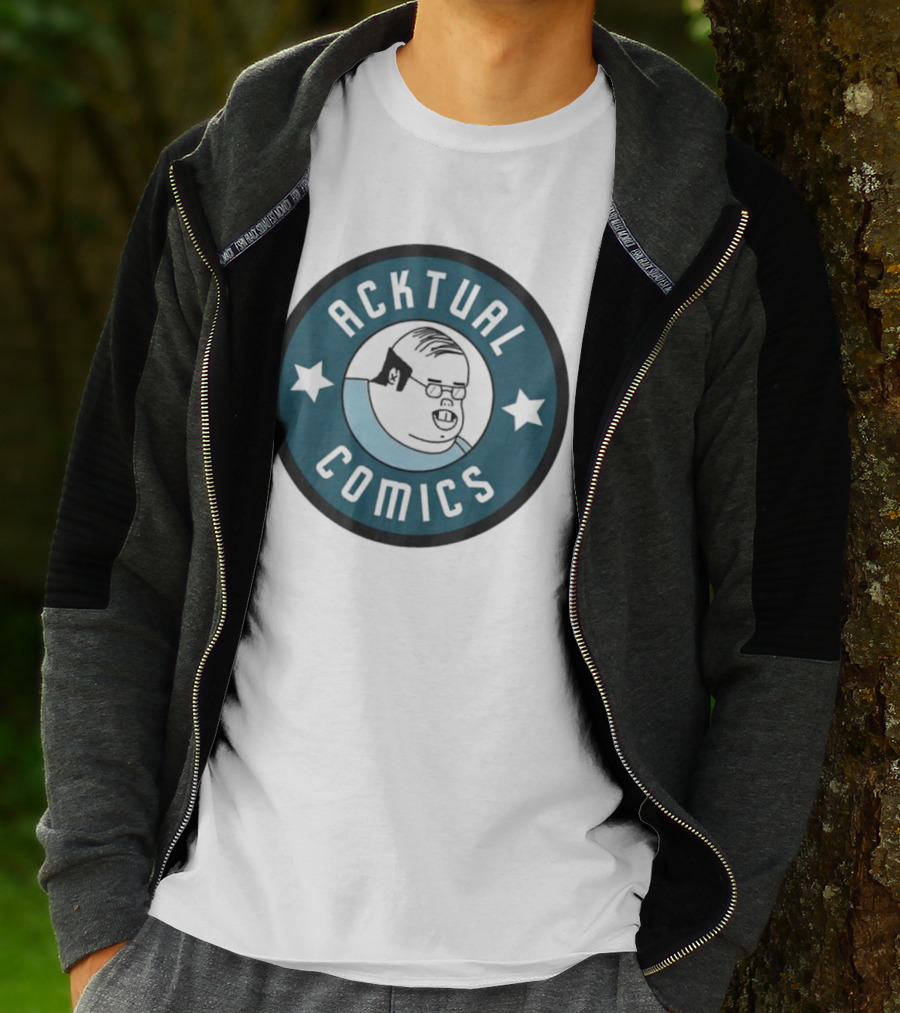 Acktual Comics Star Emblem T-Shirt