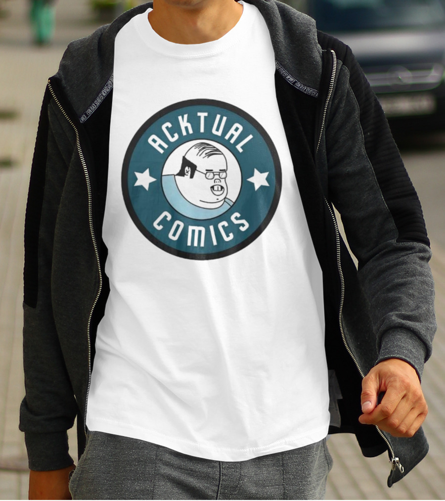Acktual Comics Star Emblem T-Shirt