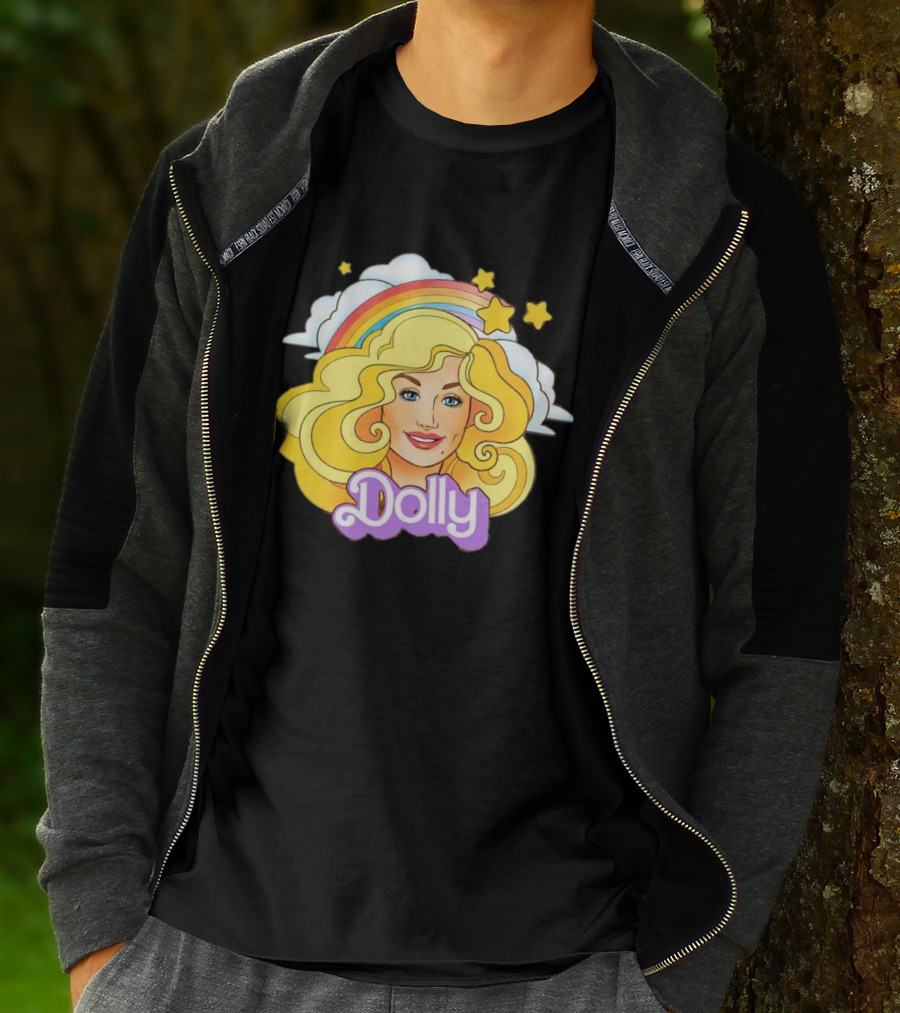 Dolly Rainbow Stars Iconic Doll T-Shirt