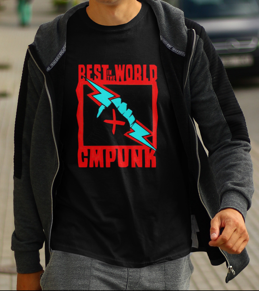 Best In The World CM Punk Catchomania Lightning Fist T-Shirt