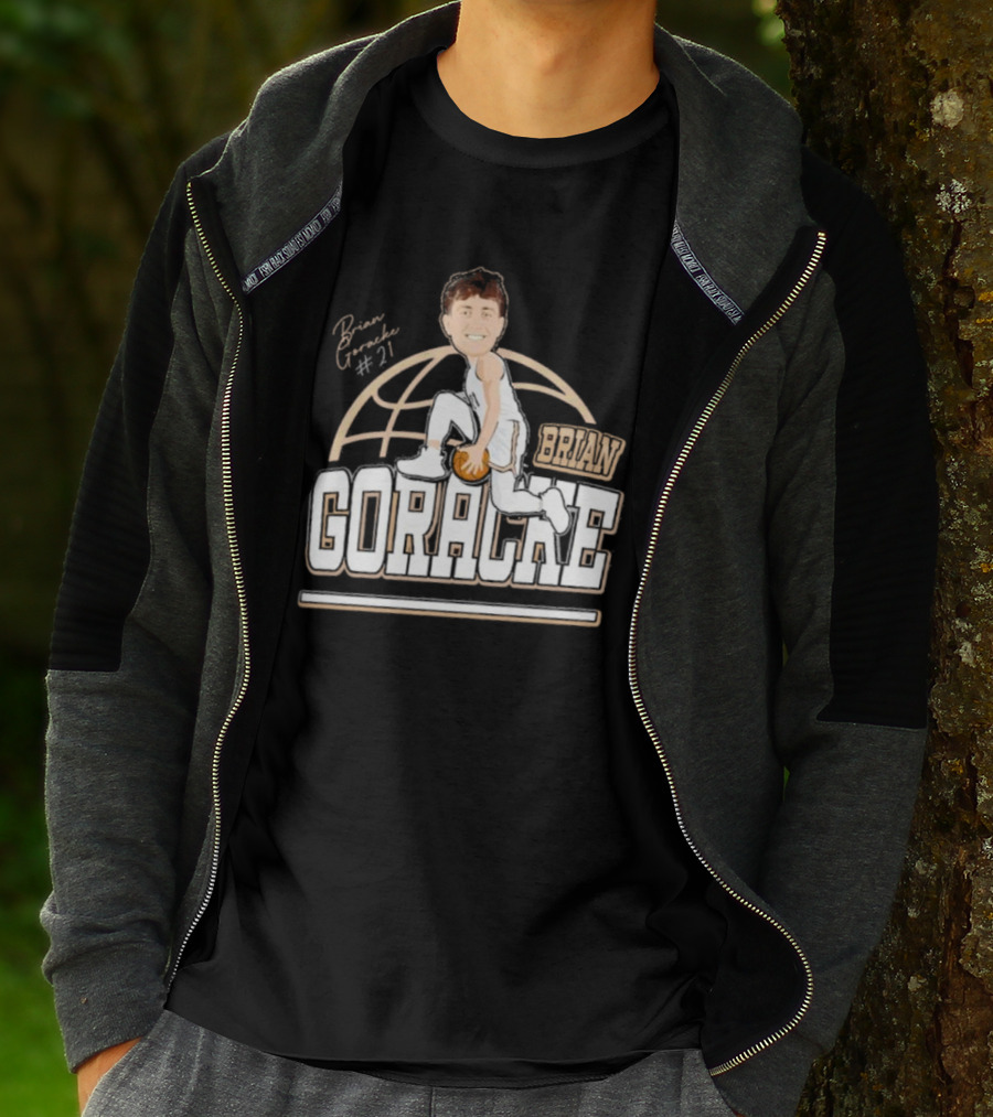 Brian Goracke #21 Basketball Player T-Shirt