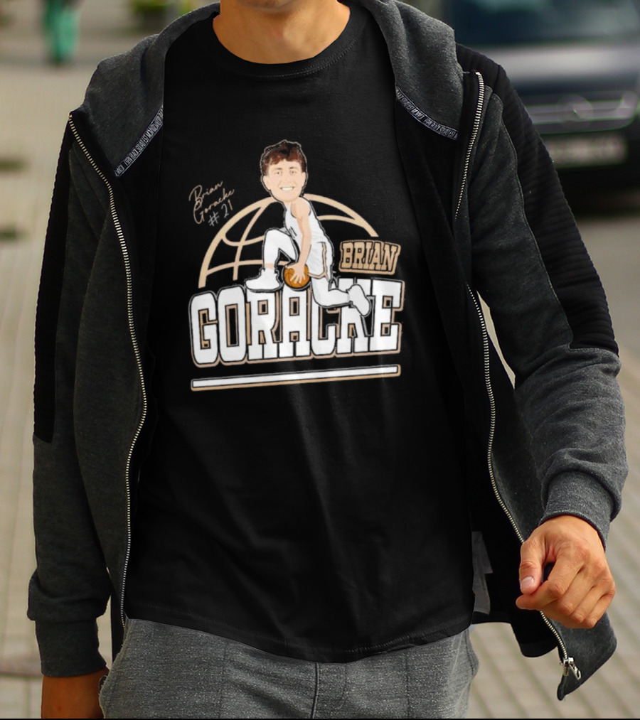 Brian Goracke #21 Basketball Player T-Shirt