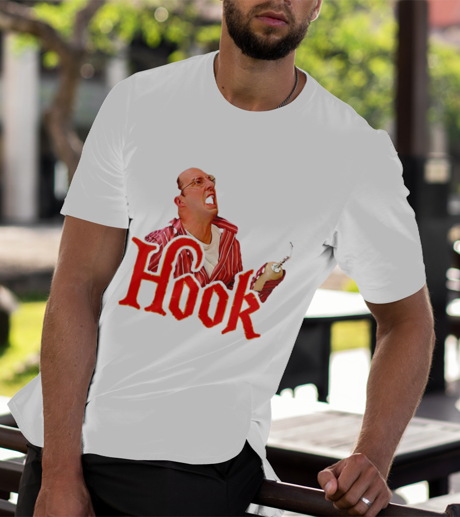 Buster Bluth Hook Screaming Red Striped T-Shirt