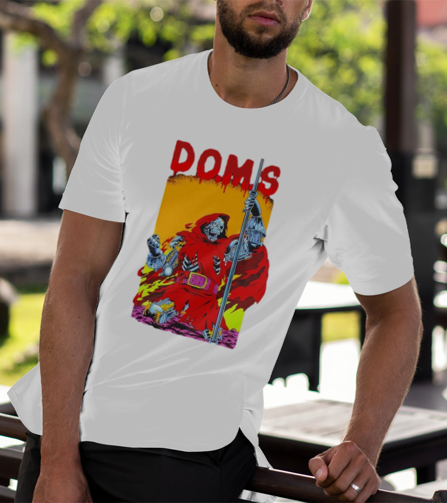 DOMS Warrior Skeleton Metal Armor Staff T-Shirt