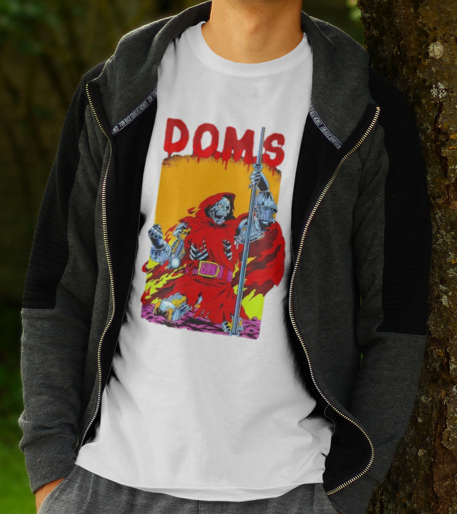 DOMS Warrior Skeleton Metal Armor Staff T-Shirt