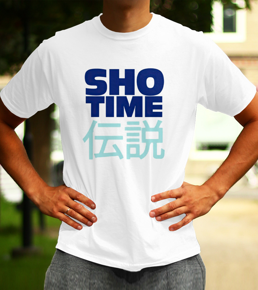 SHO TIME Shohei Ohtani Japanese 伝説 T-Shirt
