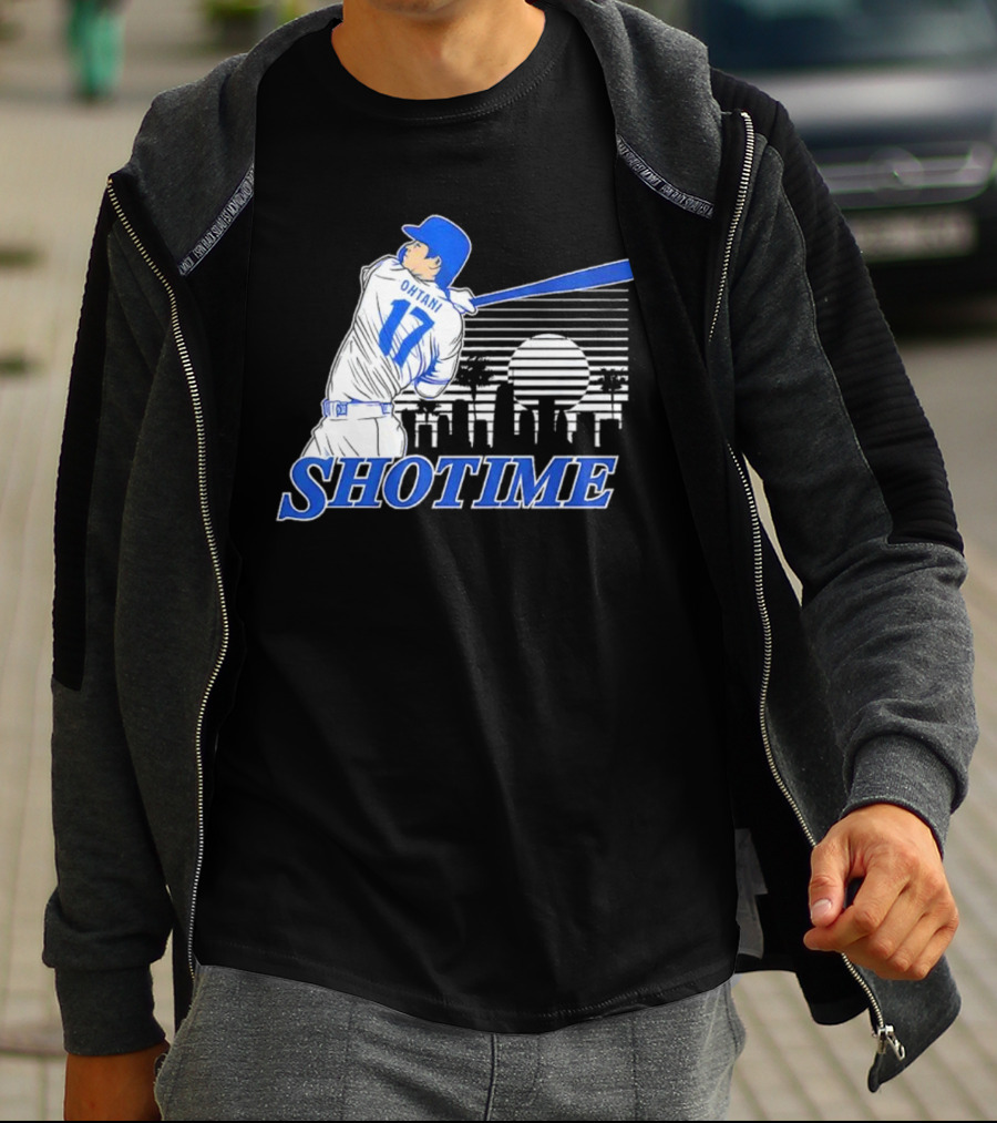 Shohei Ohtani Shotime Skyline Baseball Los Angeles Dodgers T-Shirt