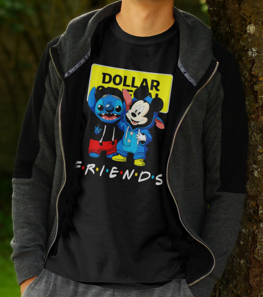 Stitch Mickey Friends Dollar General T-Shirt