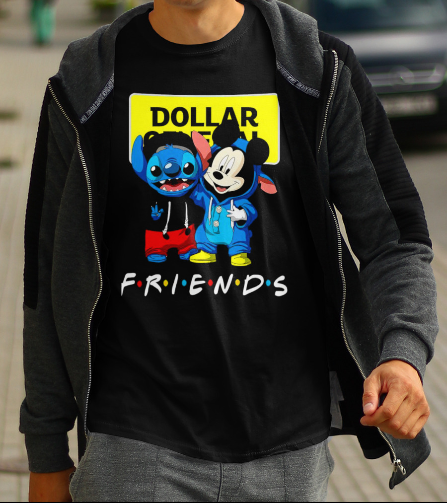 Stitch Mickey Friends Dollar General T-Shirt