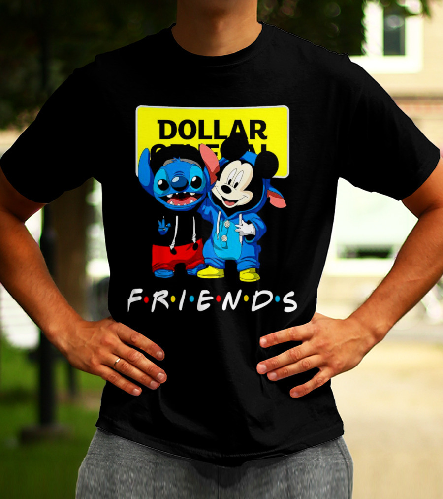 Stitch Mickey Friends Dollar General T-Shirt