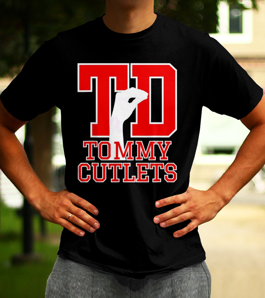 TD Tommy Cutlets Finger Pinch Gesture T-Shirt