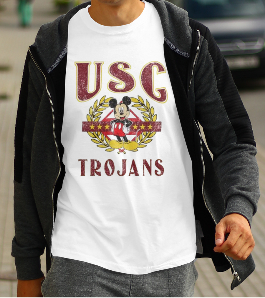 USC Trojans Disney Mickey Mouse T-Shirt
