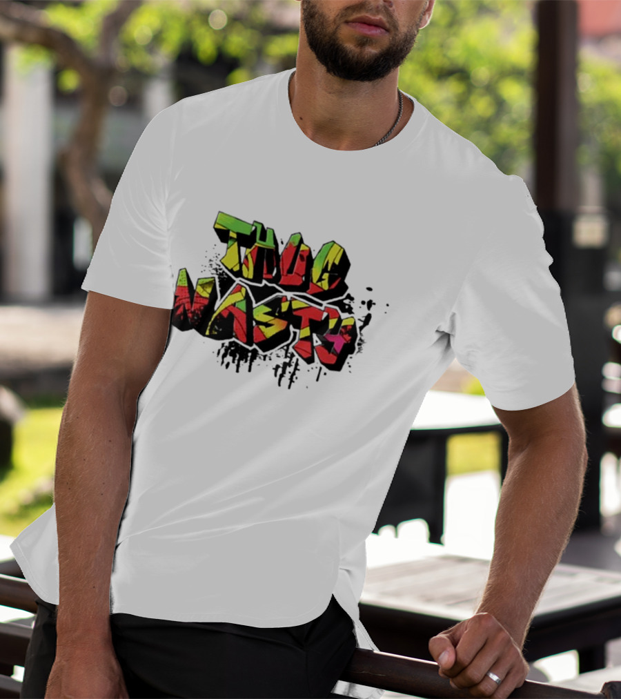 Bryce Mitchell Thug Nasty Bold Graffiti T-Shirt