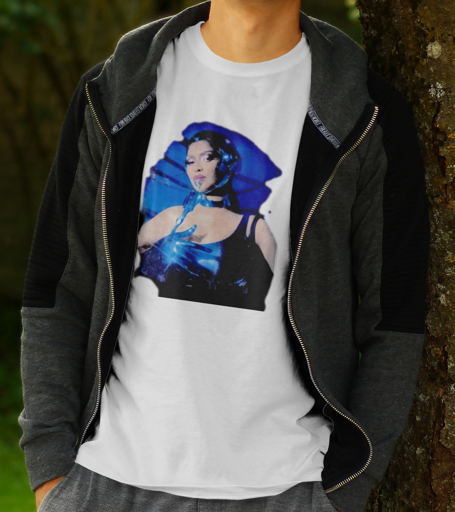 Robo Beyonce Futuristic Cyborg Aesthetic T-Shirt