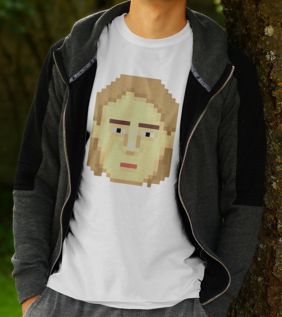 Dadi Freyr Pixel Art 8 Bit Style Face T-Shirt