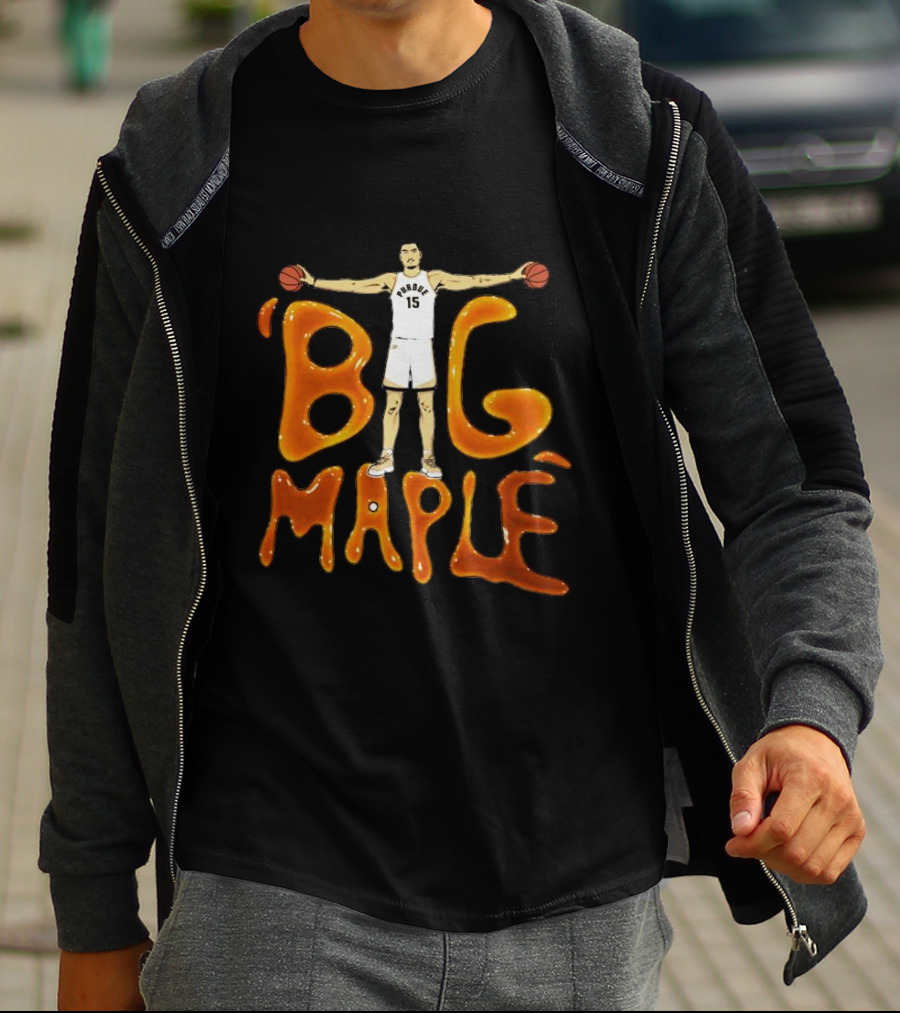 Big Maple Zach Edey Purdue Basketball Number 15 T-Shirt