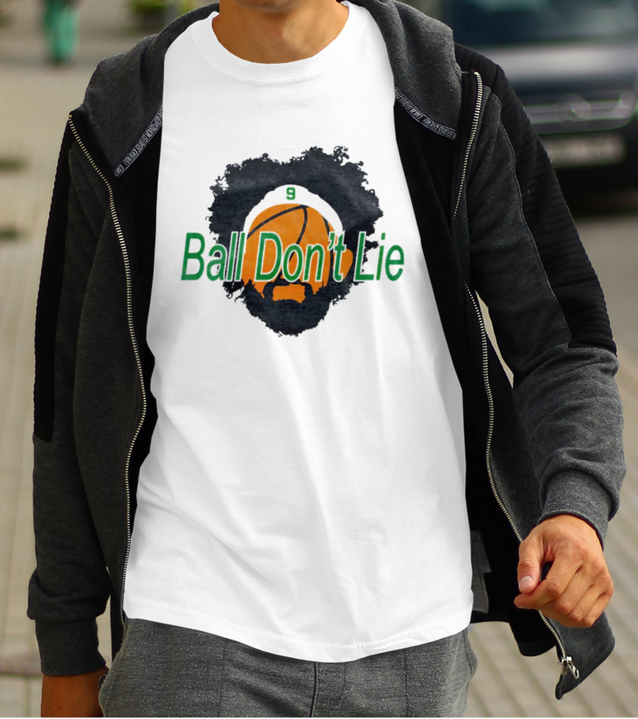 Boston Celtics Ball Don't Lie 9 Basketball T-Shirt