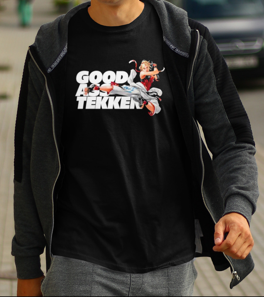 GOOD ASS TEKKEN VIDEO GAME FIGHTER CHARACTER KICKING POSE T-Shirt