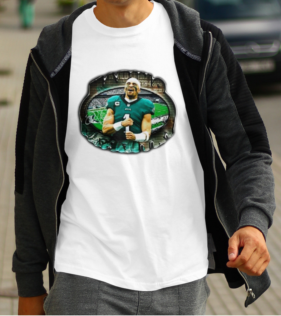 Marino Infantry Jalen Hurts Philadelphia Eagles Jersey Football Stadium T-Shirt