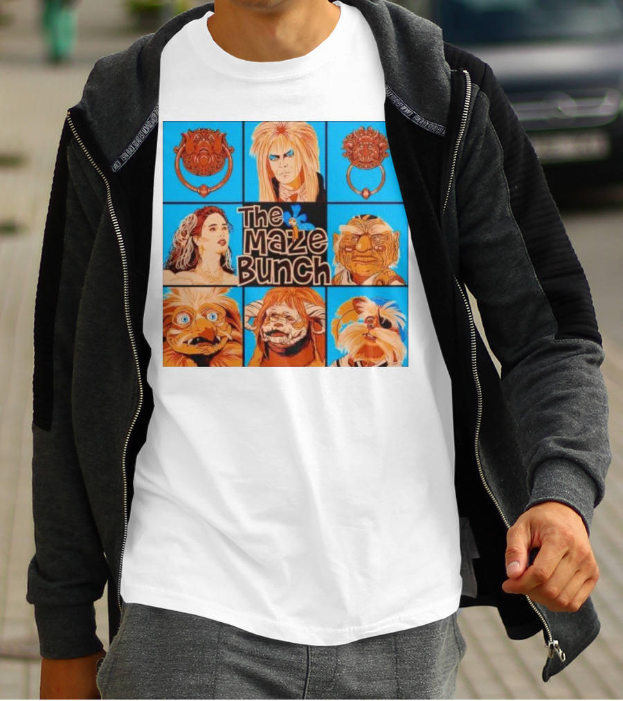 The Maze Bunch Labyrinth Tribute Icons T-Shirt