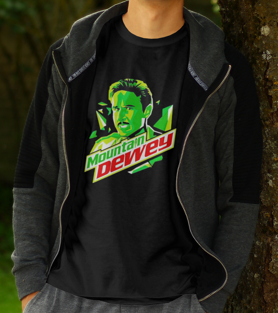 Mountain Dewey Riley Retro Green T-Shirt