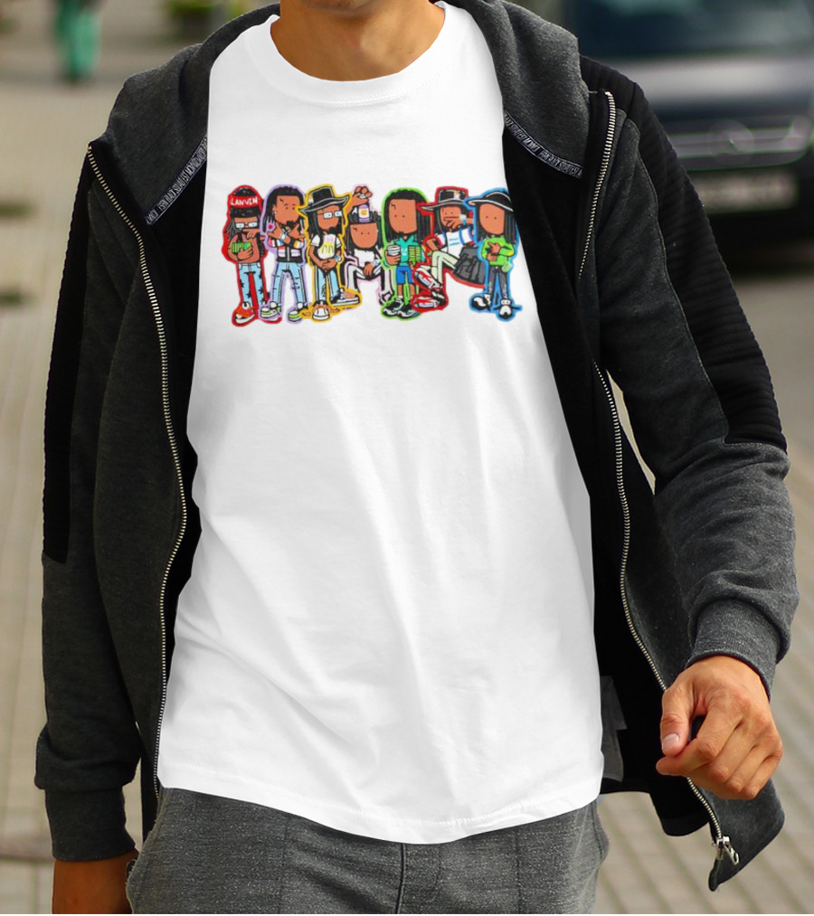 Flawless Like Me Cartoon Characters Street Fashion Lanvin T-Shirt