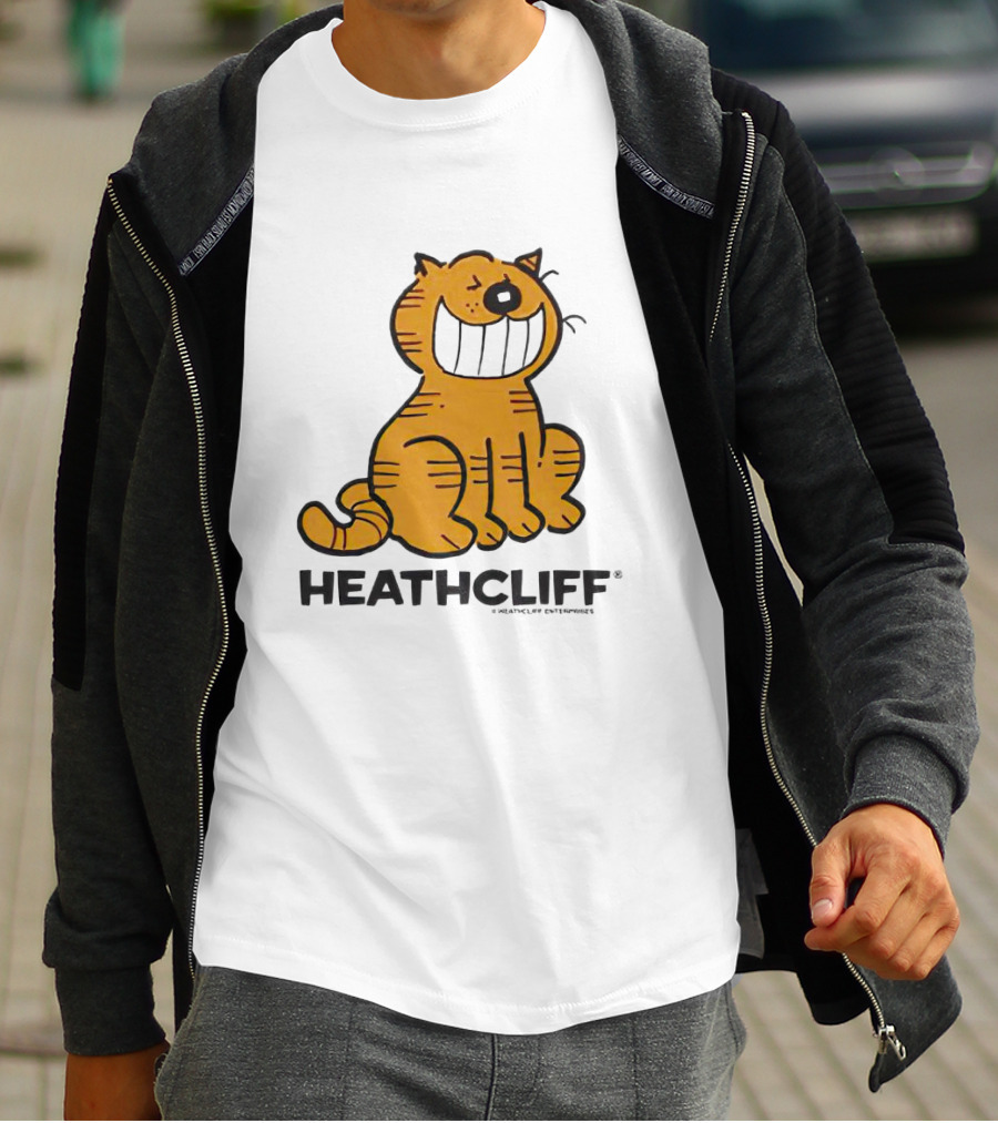 Heathcliff Cartoon Character Grinning T-Shirt