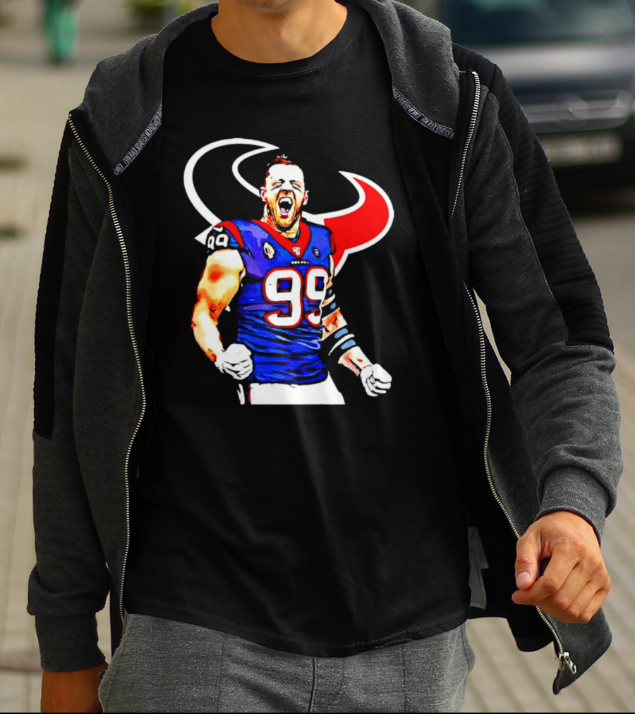Justin James Watt Houston Texans 99 Jersey T-Shirt