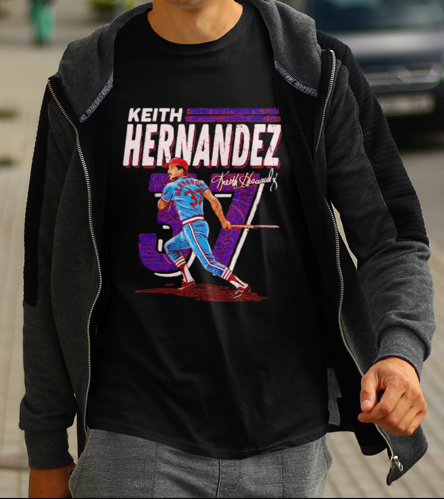 Keith Hernandez 37 Baseball Signature T-Shirt