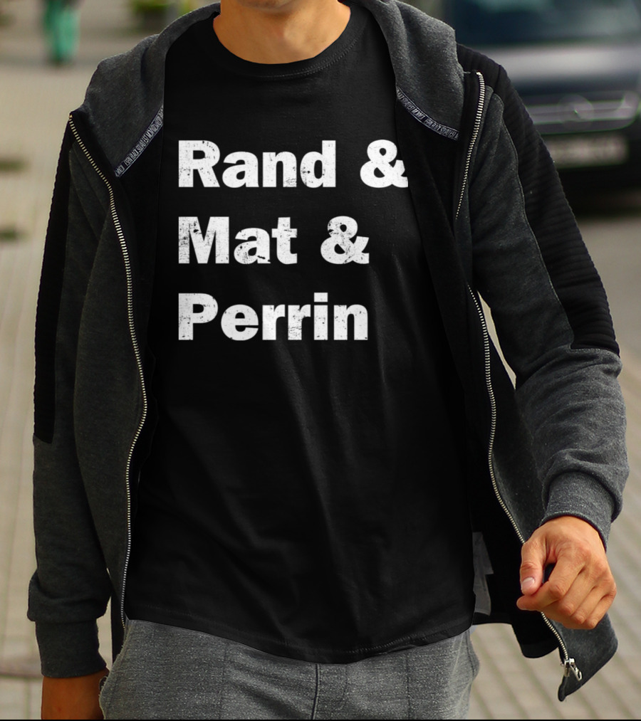 Rand And Mat And Perrin Wheel Of Time Characters T-Shirt