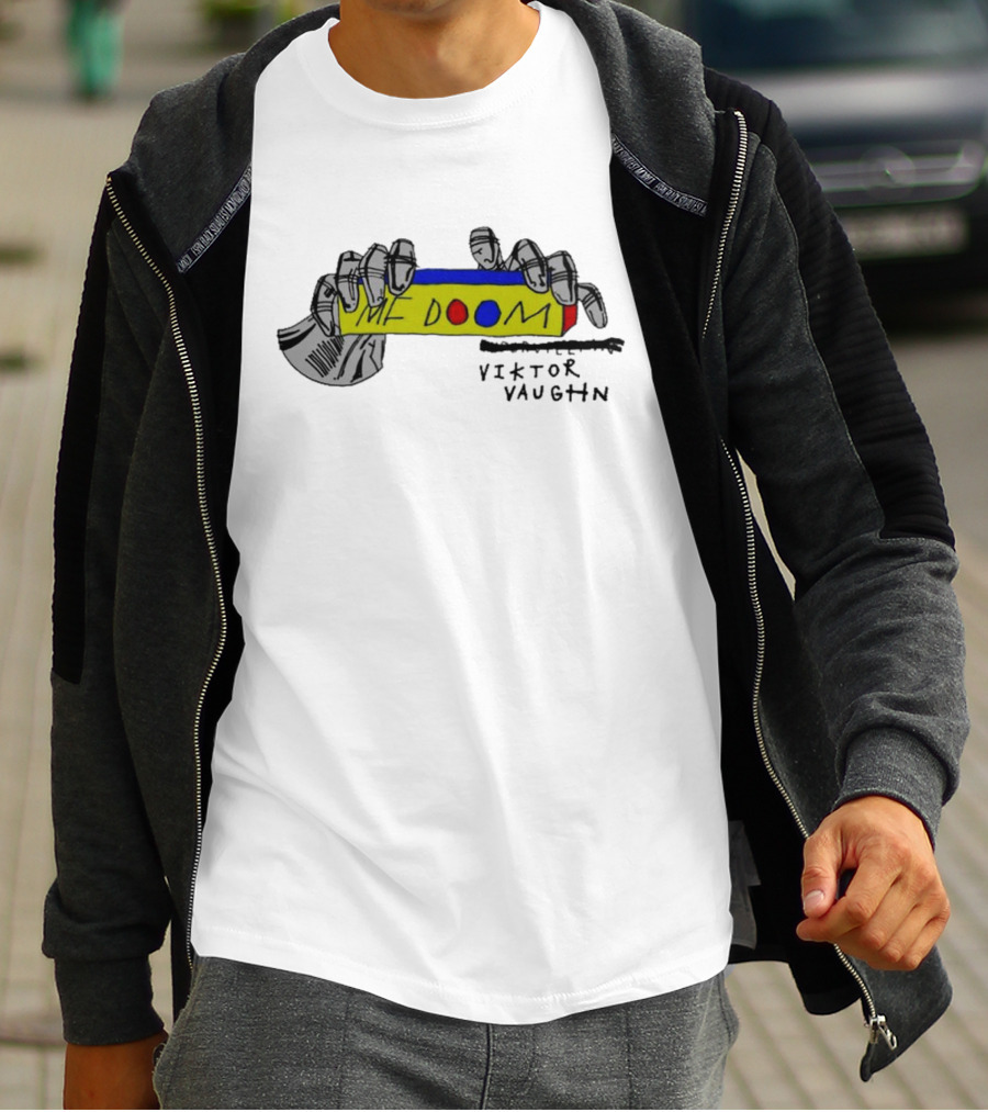 MF Doom Viktor Vaughn Colorful Hand-Drawn T-Shirt