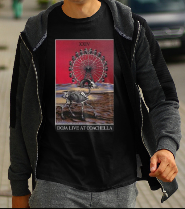 XXIV Doja Live At Coachella Tarot Card T-Shirt