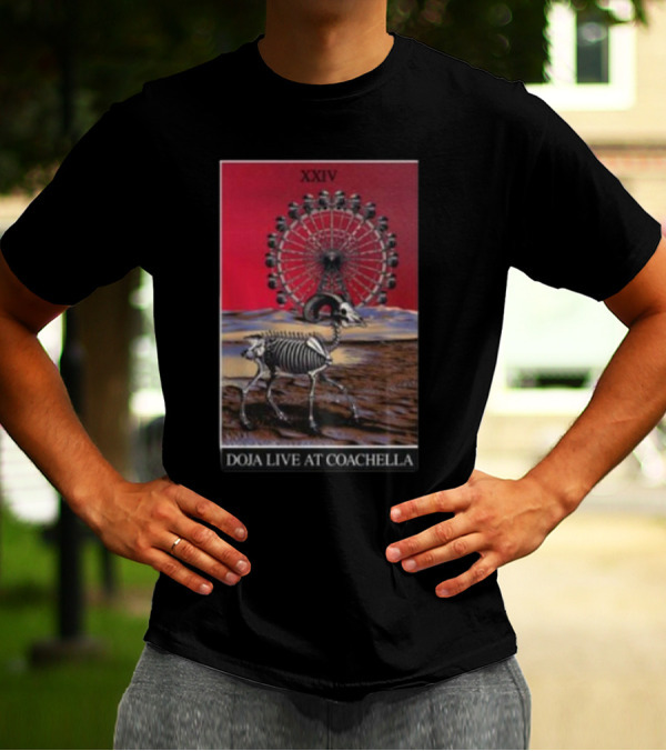 XXIV Doja Live At Coachella Tarot Card T-Shirt